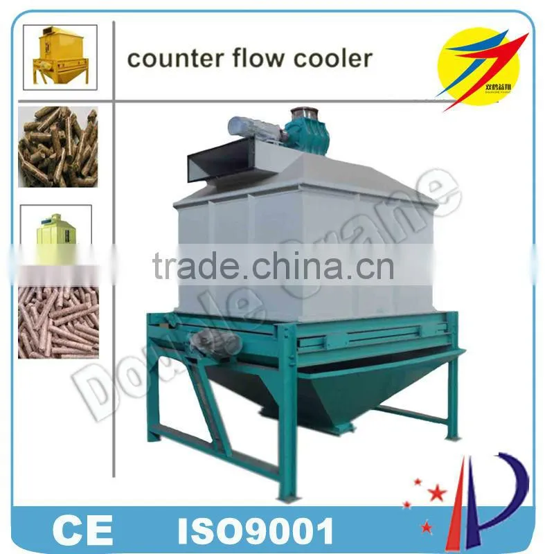 Double Crane supply chicken feed counter flow cooler for sale with low price