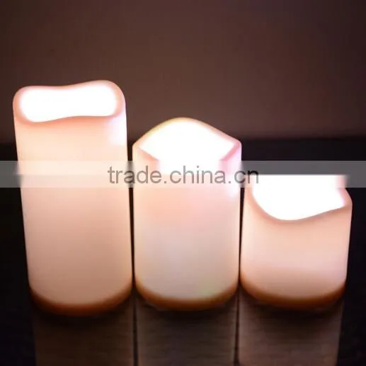 Promotional colorful Safe Non-toxic votive electric church candles