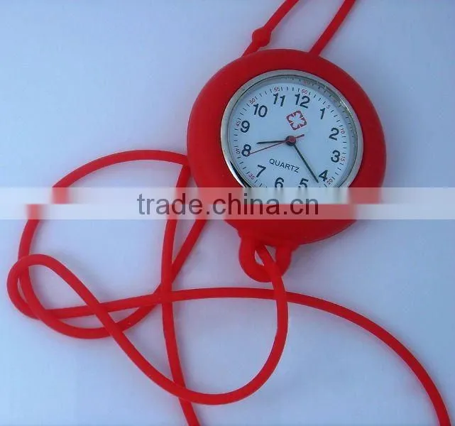 colorful silicon rubber nurse watch