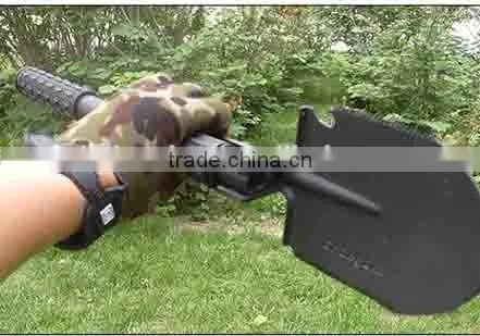Multi-purpose emergency outdoor gorge folding shovels as hand tools