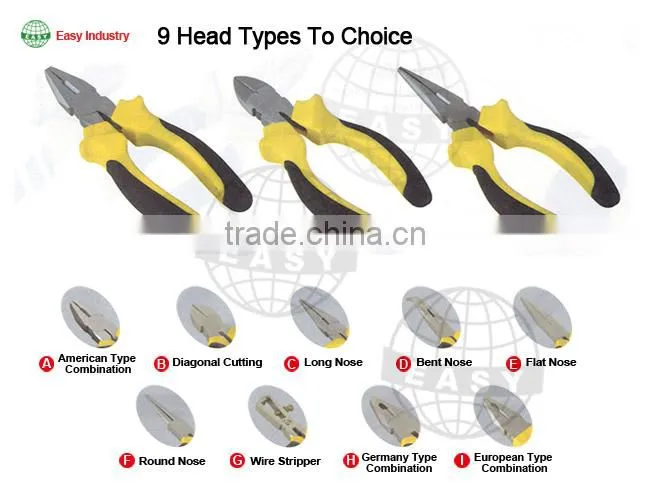 6"/7"/8" Long Nose Pliers With TPR Handle