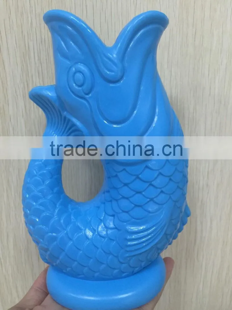 OEM Blow Molding plastic fish drinking water cup,fish wine glass