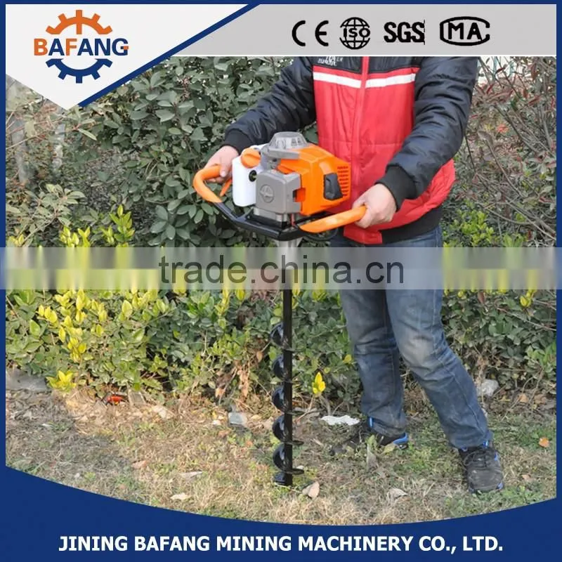 52CC gasoline earth auger tree planting digging machine