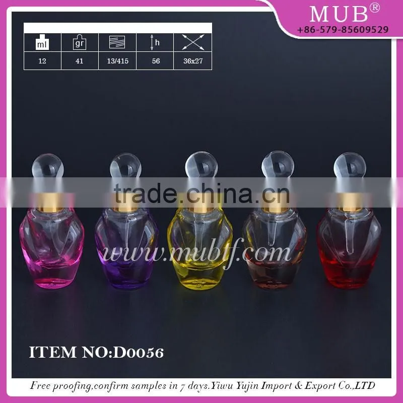 D0055 roll bottle glass bottle aluminum perfume bottle wholesale