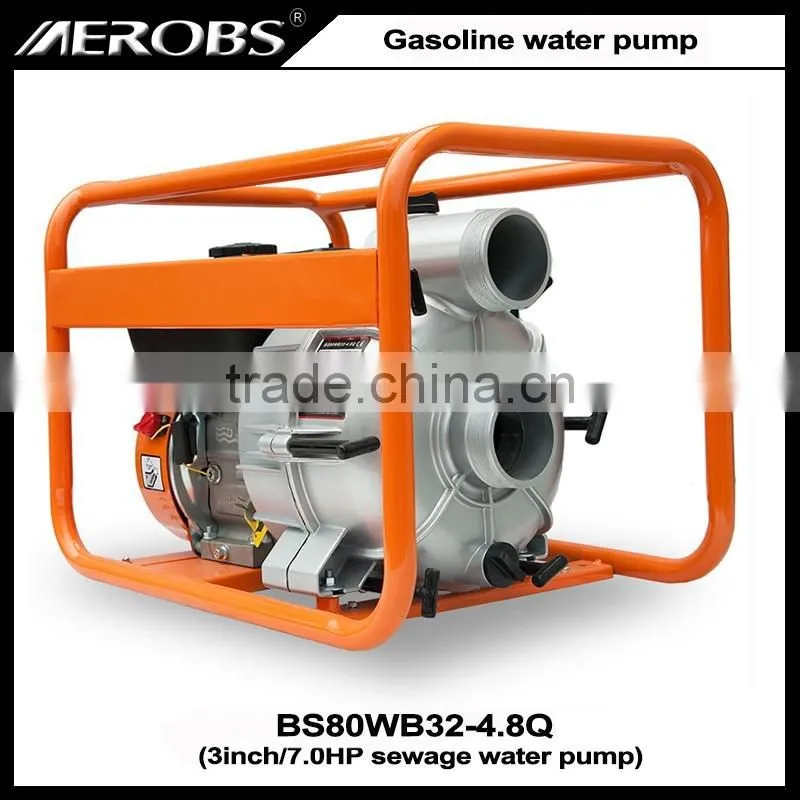 2 inch 7.0HP high pressure gasoline water pump with CE certificate