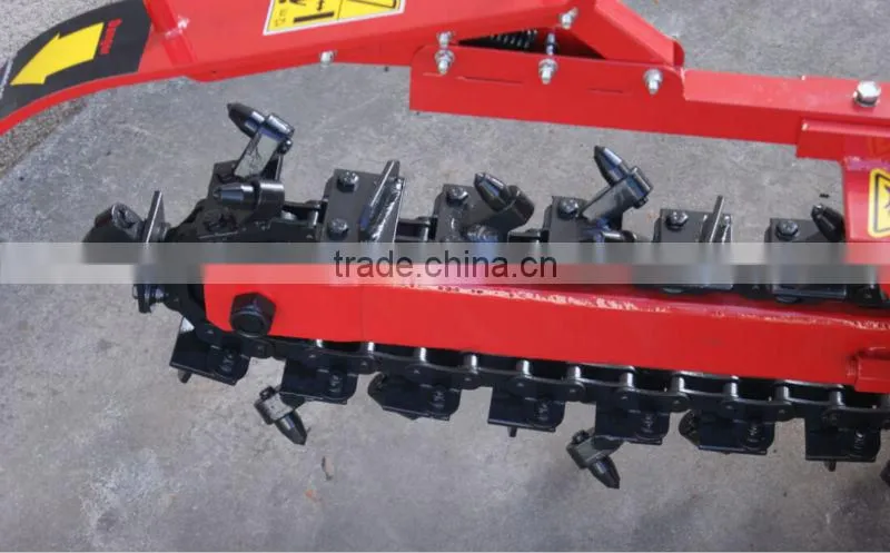 7HP/15HP gasoline power 10mm width and 450mm/600mm depth trenching machine, mini trencher, tuv ce approval