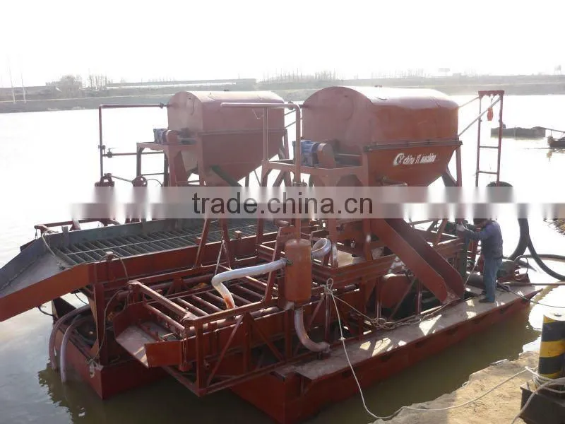 Gold mining boat