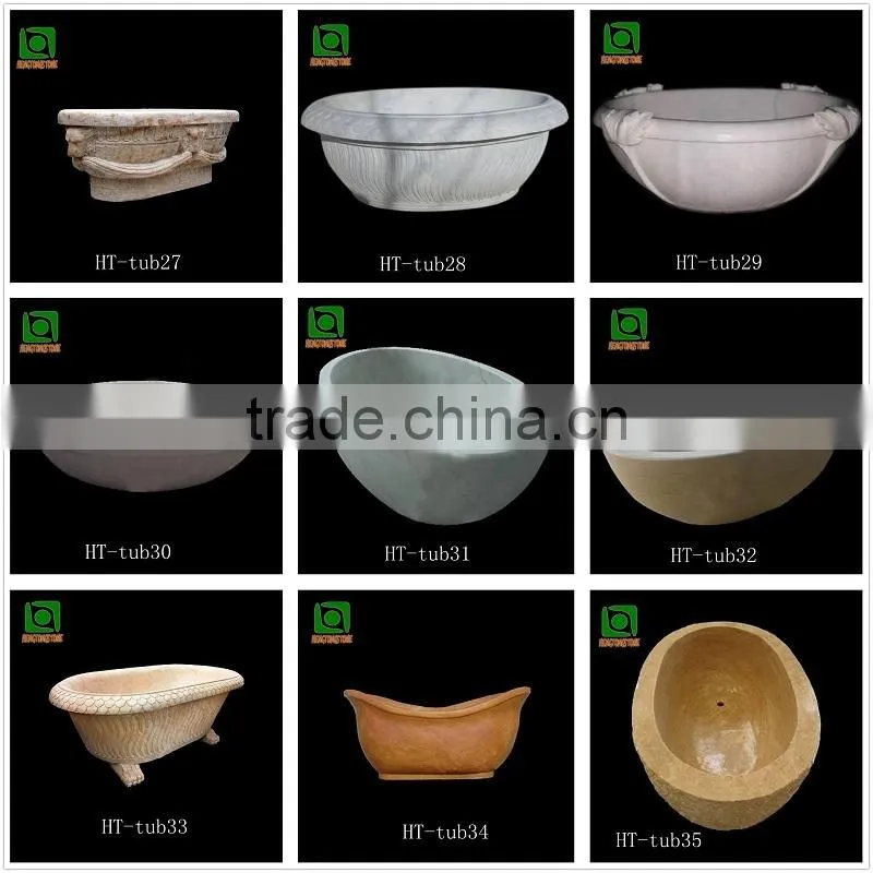 Cheap round stone bathtub for sale