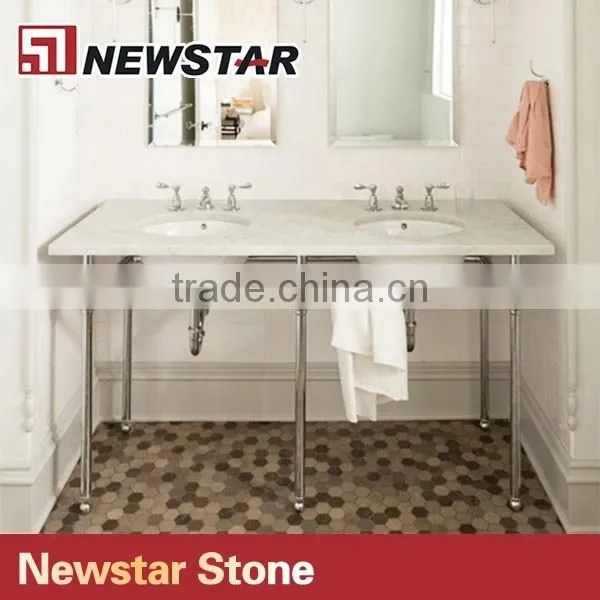 Hotel bathroom metal vanity set