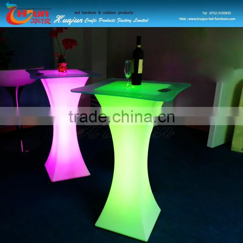 wholesale cocktail tables&led table for bar/party/events