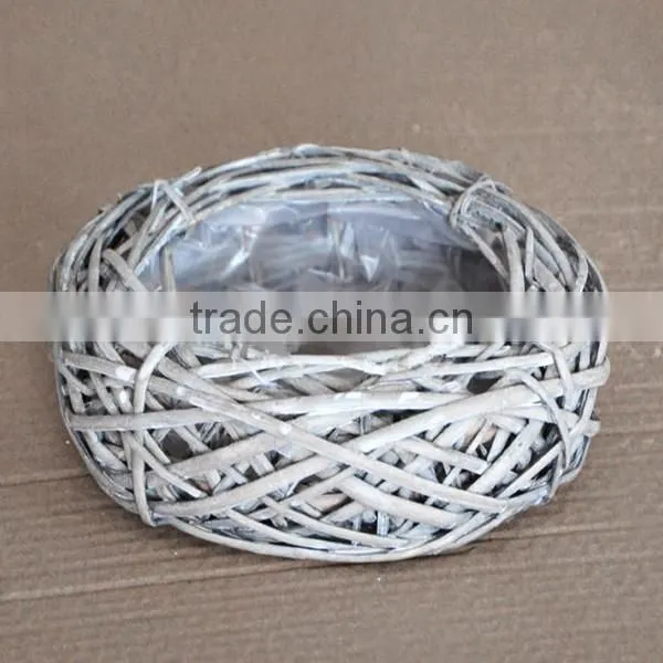 Wholesale environmental handicraft wicker easter decoration with handmade