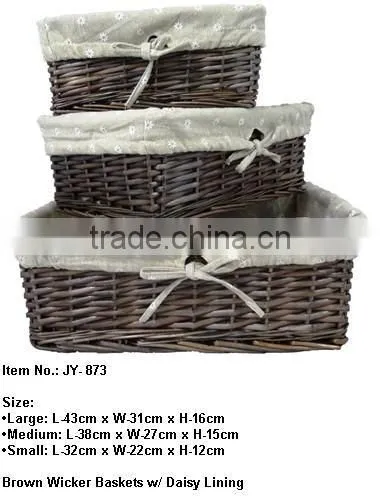 Hotsales Stair Wicker magazine basket