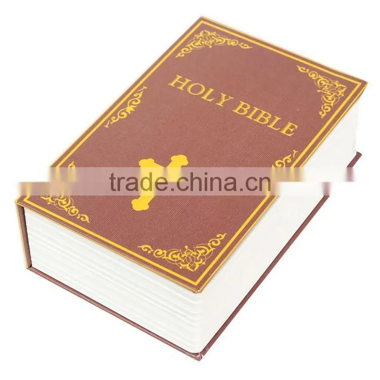 Factory Wholesale Dictionary Metal Secrect Book Hidden Money Safe Box