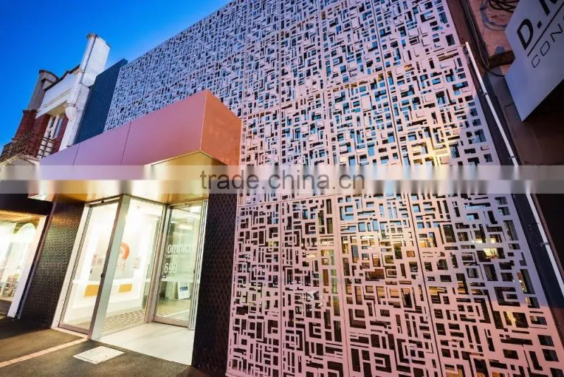Exterior Decorative Alucobond Aluminium Perforated Wall Cladding Panel
