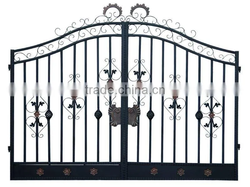 modern galvanized cast iron building Sliding gates