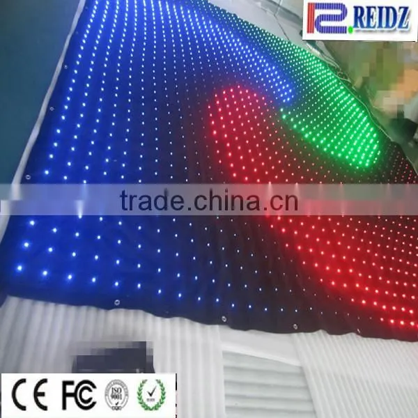 CE RoHS flexible fabric indoor p10 indoor led display big xxx video screen