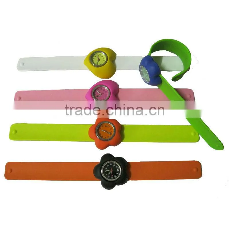 2012 New Design silicone slap watch