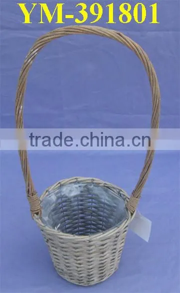 inexpensive single wicker gift basket