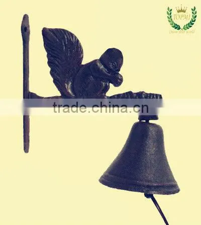 cast iron bird door bell use for garden