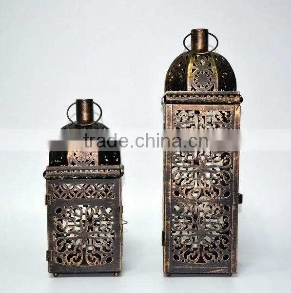 Set of 2 morocco lantern