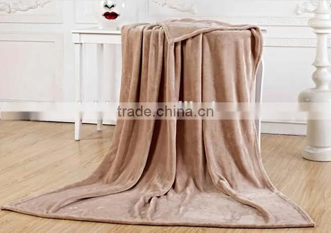 Factory top high quality soft comfortable anti pilling any size color Flannel blanket