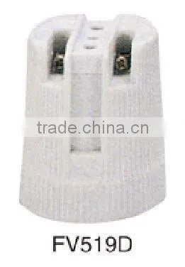 E27 porcelain/ceramic screw shell lampholder socket