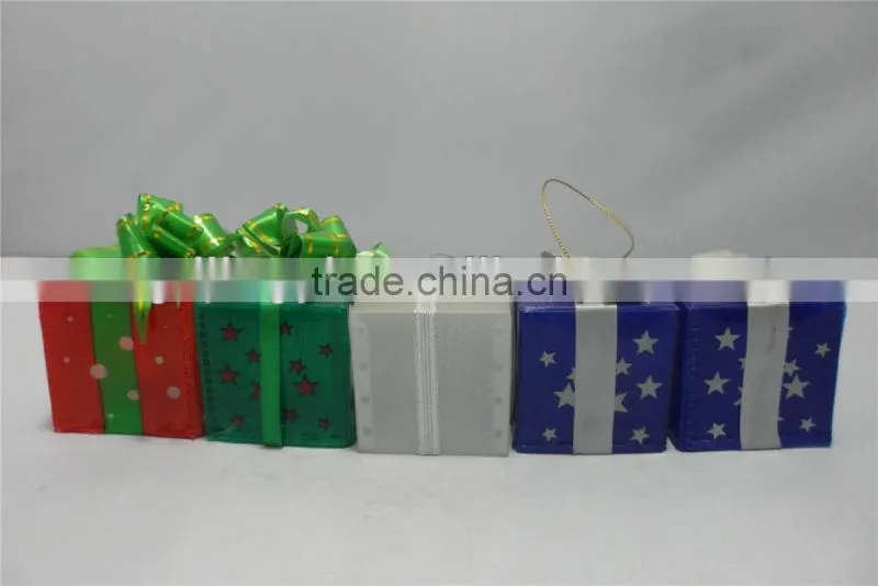 plastic led indian gift box christmas gifts decorations