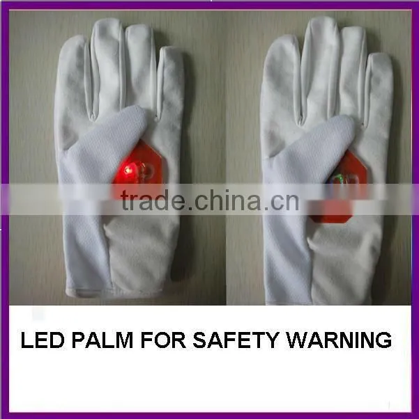 LED Palm Reflective Safety Traffic Gloves ZMR733
