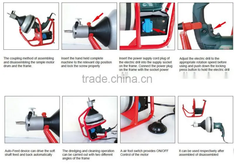 Hot sale sewer drain cleaning machine