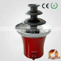 CHOCOLAZI ANT-8020 ALL Model CE&RoHS Auger 3 Tiers party home plastic mini home chocolate fountain