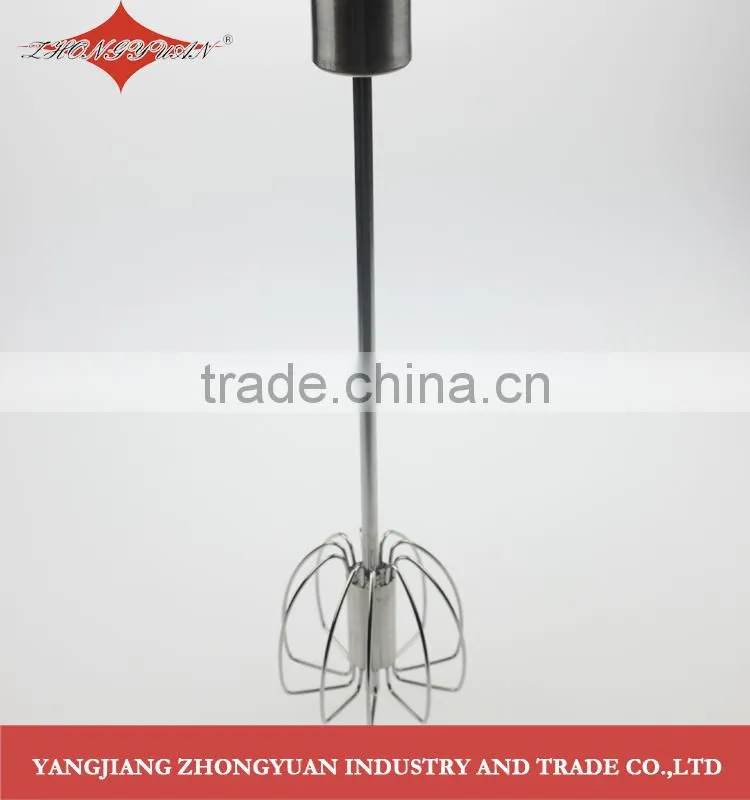 Wholesales Hand Held rotary Manual Egg Beater 14 inch Stainless Steel Mini Egg Whisks