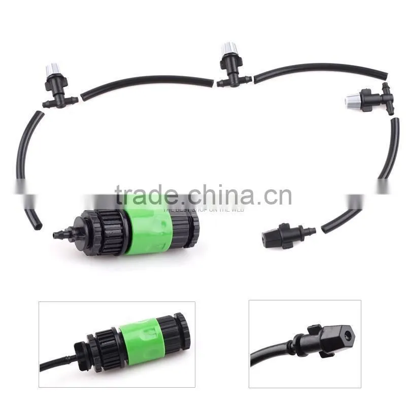 OEM factory price wholesale cheap 10m 10pcs nozzles DIY Water Mist fog Cooling nozzle System