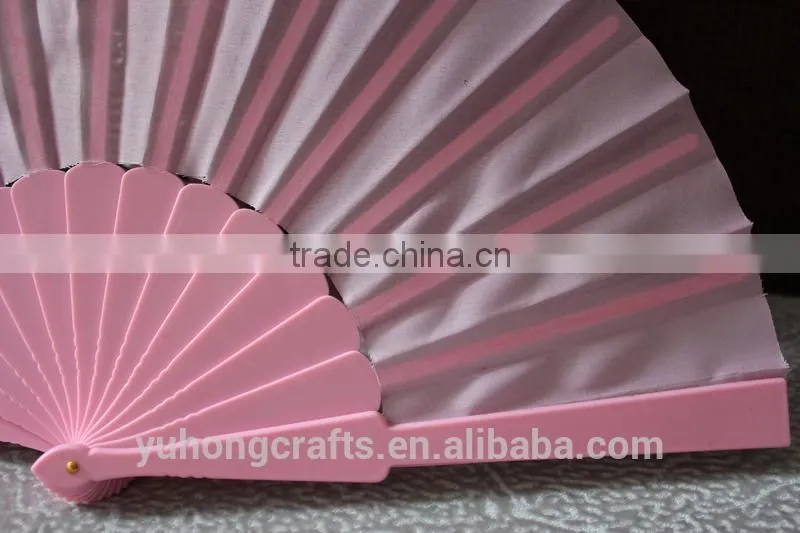 Plastic hand fan for advertisement gift