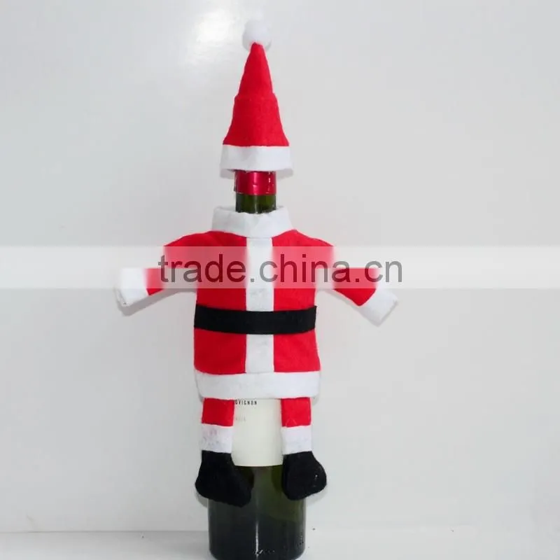 Alibaba China Supplier Novelty Christmas Wine Bottle Covers Christmas Decor