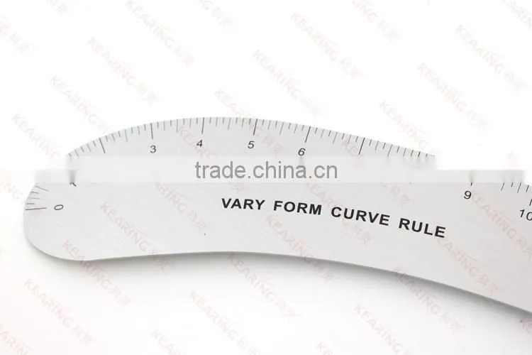 Kearing High Quality 18" Metal French Curve Rulers Vary Form Rulers For Designing # 6218A