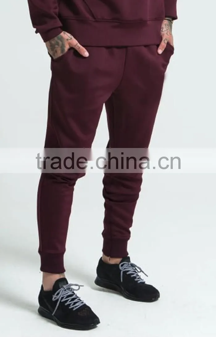 Mens pullover tracksuit poly tricot tracksuit gym tracksuit custom