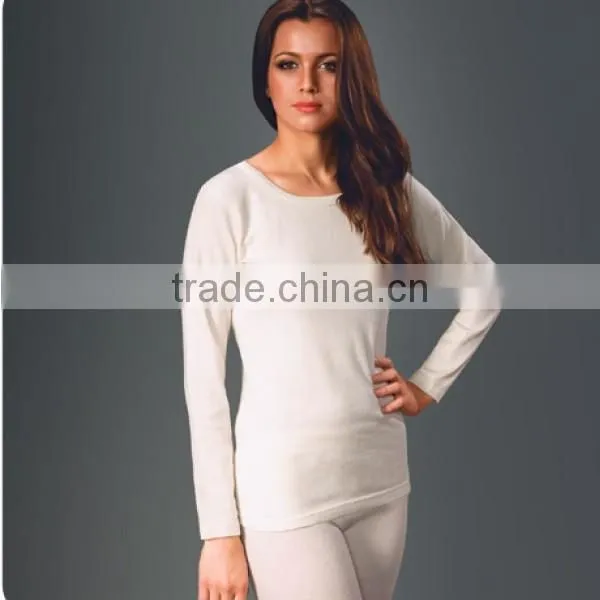 Custom Long Sleeve Long John angora Mens underwear men elastic