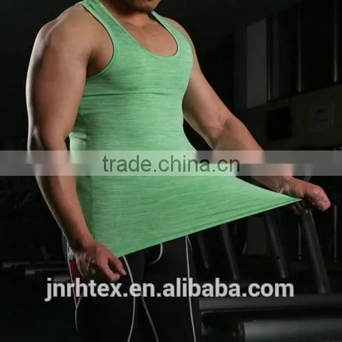 Custom cotton mens training A-shirt