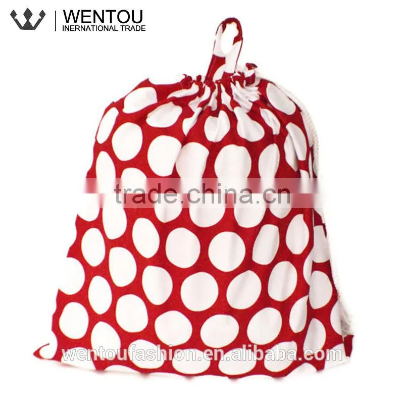 Newest Monogram Chevron Polka Dot Cotton Laundry Bag