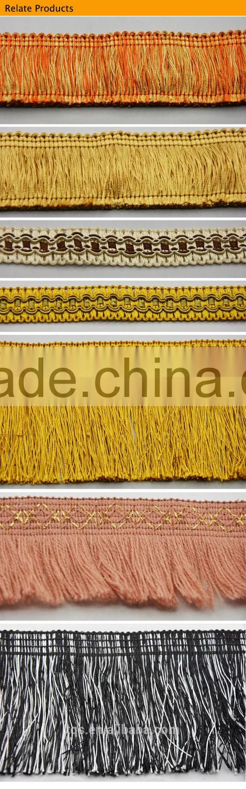 Hot Sale Garment Accessories Dress Fringe