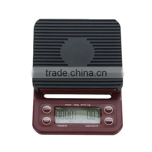 Coffee With Electronic Said Timing Function Of High Precision Electronic Kitchen Baking Bar Gram Electronic Scale/Timer Drip Cof