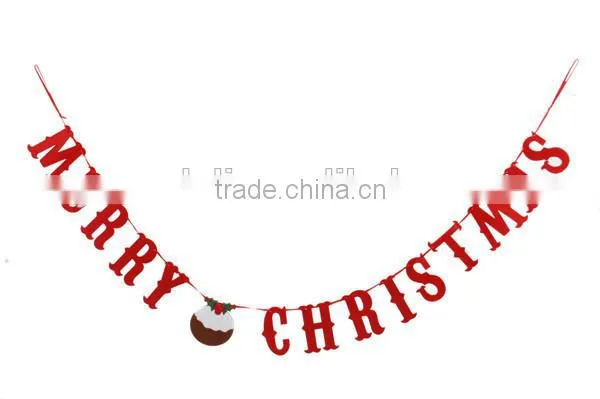 1.2 meter felt Merry Christmas XMAS bunting garland party home decoration gift