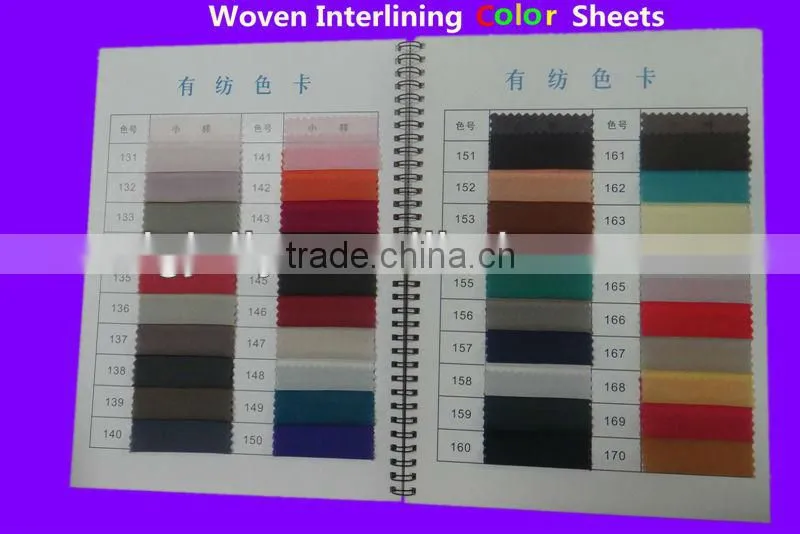 Lady Fahion Interlining 100% polyester /PA glue 3018