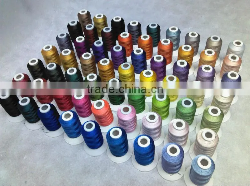 Hot New Large Spools Brother Colors Embroidery Machine Thread Polyester Thread For Handcraft and Machines,1000m *61 Best Deals
