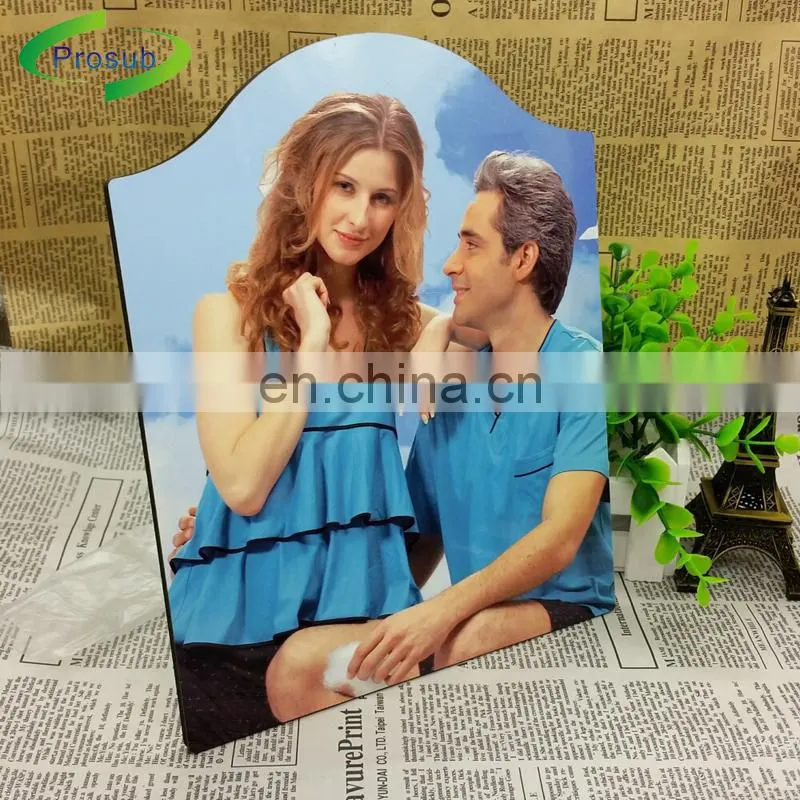 China wholesale MDF custom decorative photo plates for couples