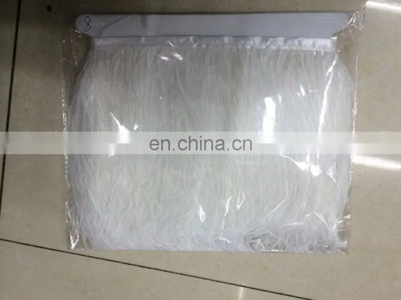 15-18cm fabric ostrich feather trim