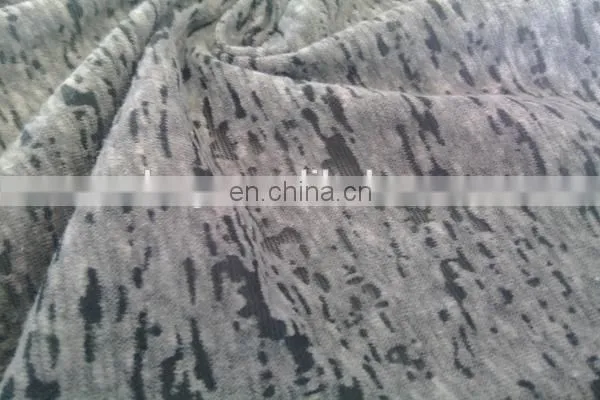 Winfar Knitting Textile Plain Dyed New Pattern Polyester Burnout Knitted Cotton Fabric