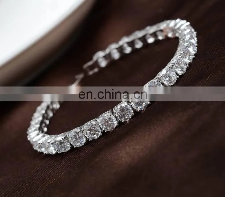 Cubic Zirconia Bracelet sparkly silver Bridesmaid bracelet wedding jewelry