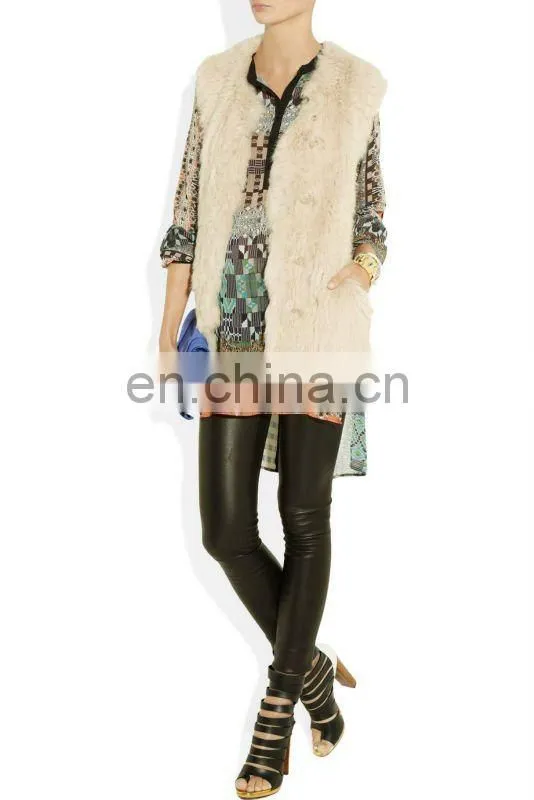 Rabbit Gilet New Fashion Women's Rabbit Fur Gilet STY.NO.3120