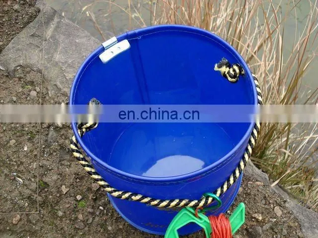 CYLINDER FISHING WATER PAIL FISHING BAG BUCKET WITH ROPE